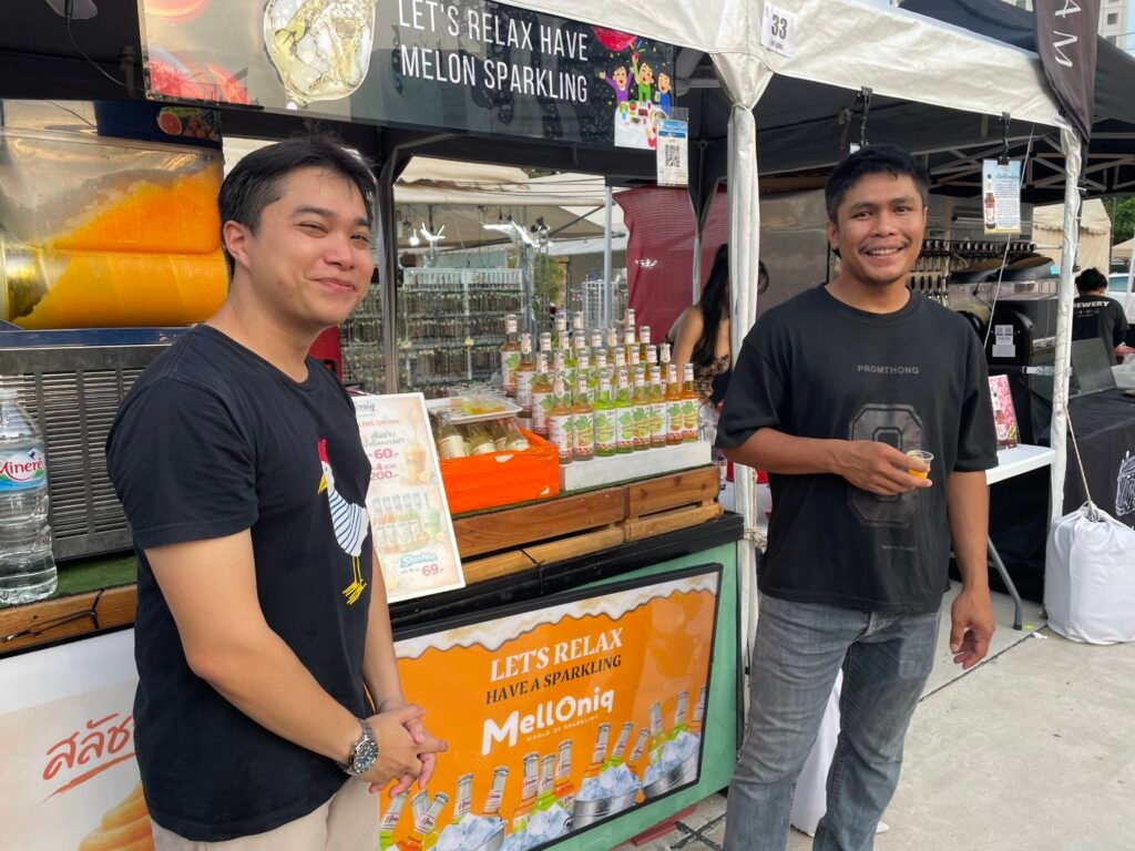 business owners at a market in bangkok